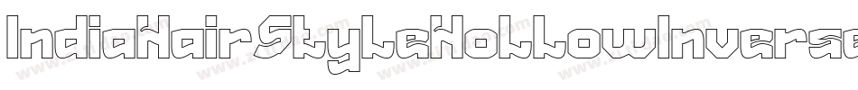 IndiaHairStyleHollowInverse-lwp0字体转换