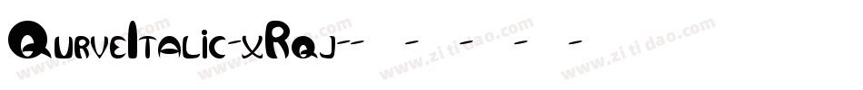 QurveItalic-xRqj字体转换