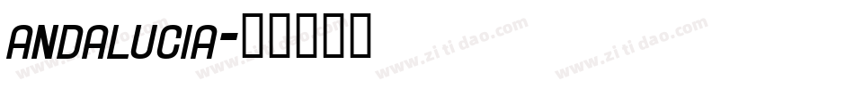 andalucia字体转换