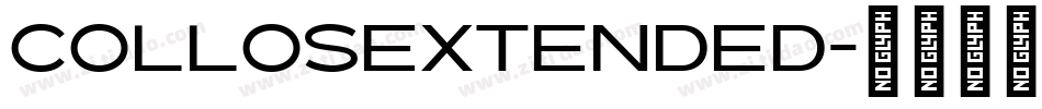 CollosExtended字体转换