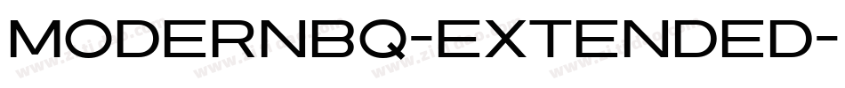 ModernBQ-Extended字体转换