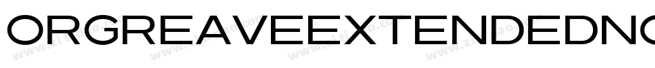 OrgreaveExtendedNormal-vvEZ字体转换