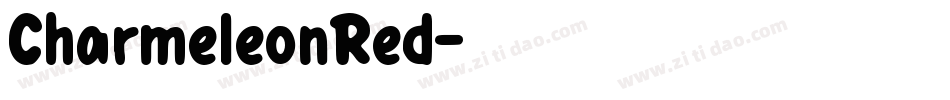 CharmeleonRed字体转换