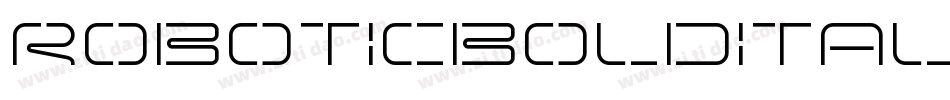 RoboticBoldItalic-owwKB字体转换