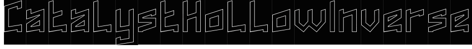 CatalystHollowInverse-RzdM字体转换