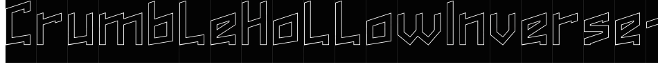 CrumbleHollowInverse-EzD8字体转换