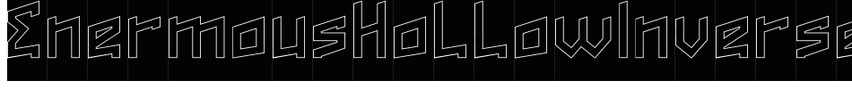 EnermousHollowInverse-MzGY字体转换