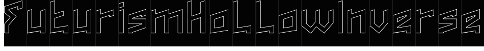 FuturismHollowInverse-Jlom字体转换