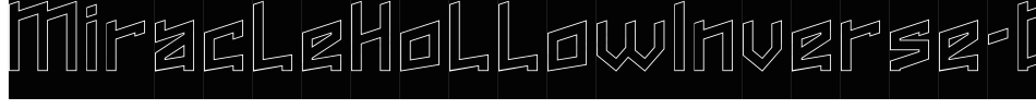 MiracleHollowInverse-DjKD字体转换