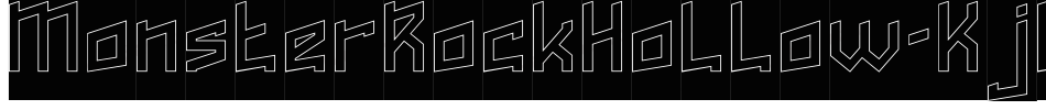 MonsterRockHollow-KjL7字体转换