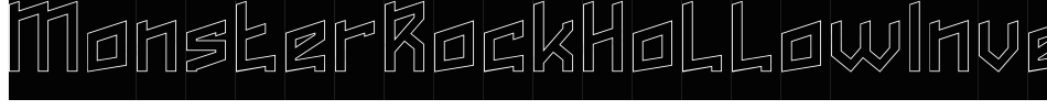 MonsterRockHollowInverse-2wpv字体转换 MonsterRockHollowInverse-2wpv字体转换