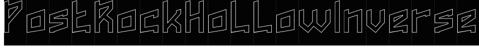 PostRockHollowInverse-9YEK2字体转换