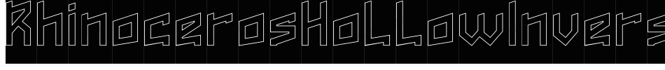 RhinocerosHollowInverse-Wyym9字体转换