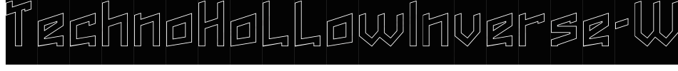 TechnoHollowInverse-WypwY字体转换