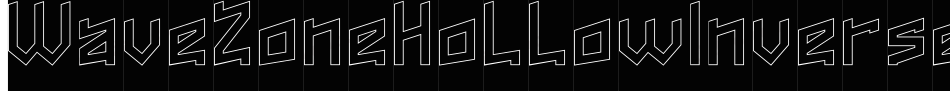WaveZoneHollowInverse-YzXO8字体转换 WaveZoneHollowInverse-YzXO8字体转换