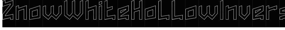 ZnowWhiteHollowInverse-Rp0jV字体转换