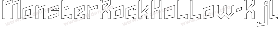 MonsterRockHollow-KjL7字体转换