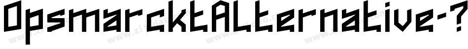 OpsmarcktAlternative字体转换