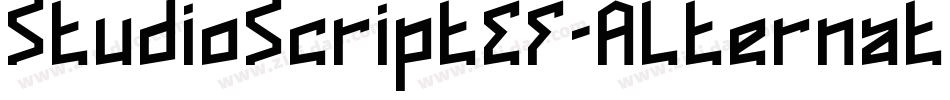 StudioScriptEF-Alternative字体转换