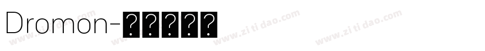 Dromon字体转换