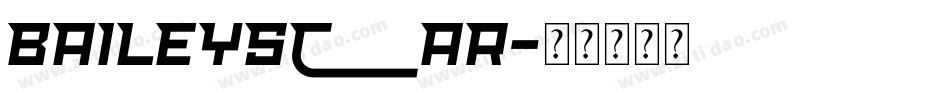 BaileysCar字体转换
