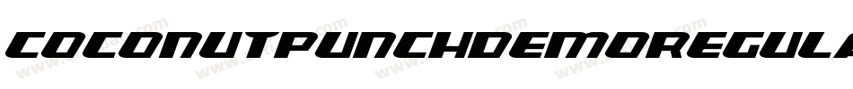 CoconutPunchDemoRegular-lrZq字体转换