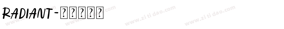 Radiant字体转换