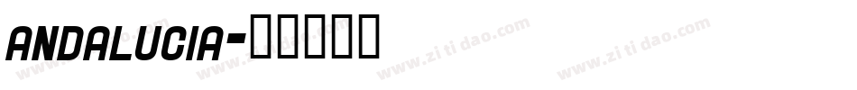 andalucia字体转换