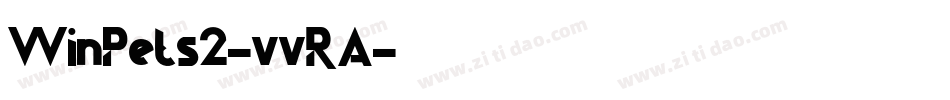 WinPets2-vvRA字体转换