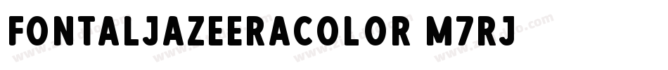FontAljazeeraColor-m7Rj字体转换