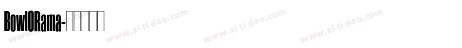 BowlORama字体转换