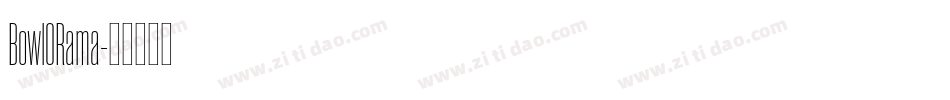 BowlORama字体转换