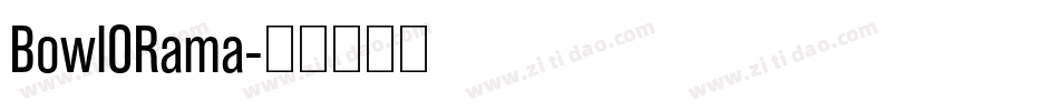 BowlORama字体转换