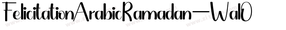 FelicitationArabicRamadan-WalO字体转换