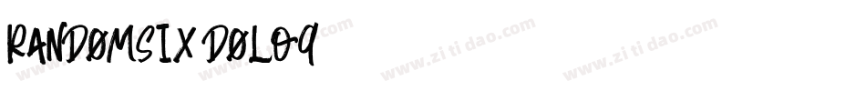 RandomSix-DOLq9字体转换