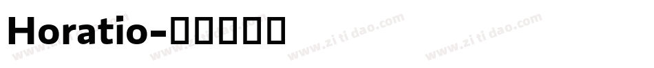 Horatio字体转换
