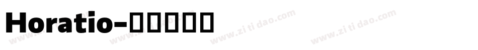 Horatio字体转换