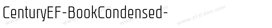 CenturyEF-BookCondensed字体转换