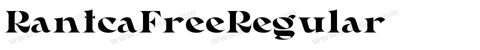 RantcaFreeRegular字体转换