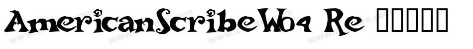 AmericanScribeW04-Re字体转换