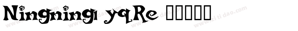 Ningning1-yqRe字体转换