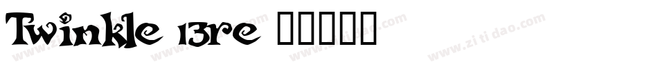 Twinkle-13re字体转换
