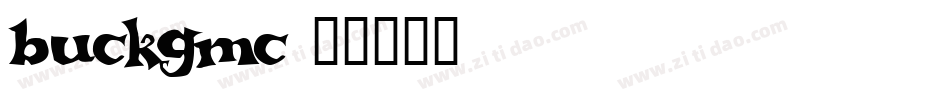 buckgmc字体转换