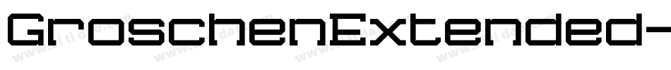 GroschenExtended字体转换