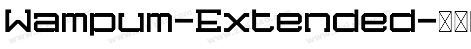 Wampum-Extended字体转换
