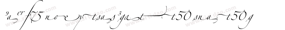 ZapfinoExtraLT-Alternate字体转换