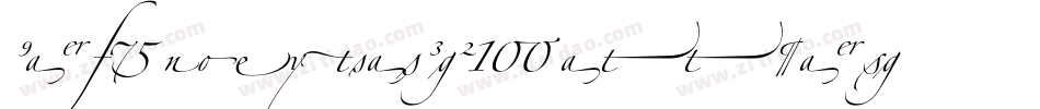 ZapfinoExtraLT-SmallCaps字体转换