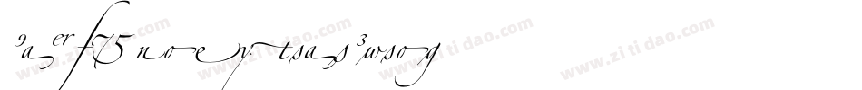 ZapfinoExtraLTPro字体转换