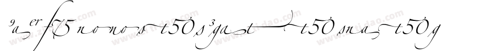 ZapfinoForteLT-Alternate字体转换