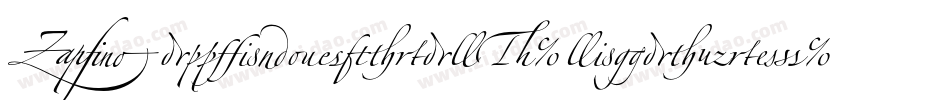 ZapfinoExtraLT-Ligatures字体转换